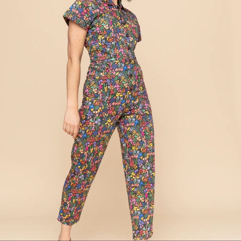 MIXED By Nasrin Classic Jumpsuit Full Zip Size S